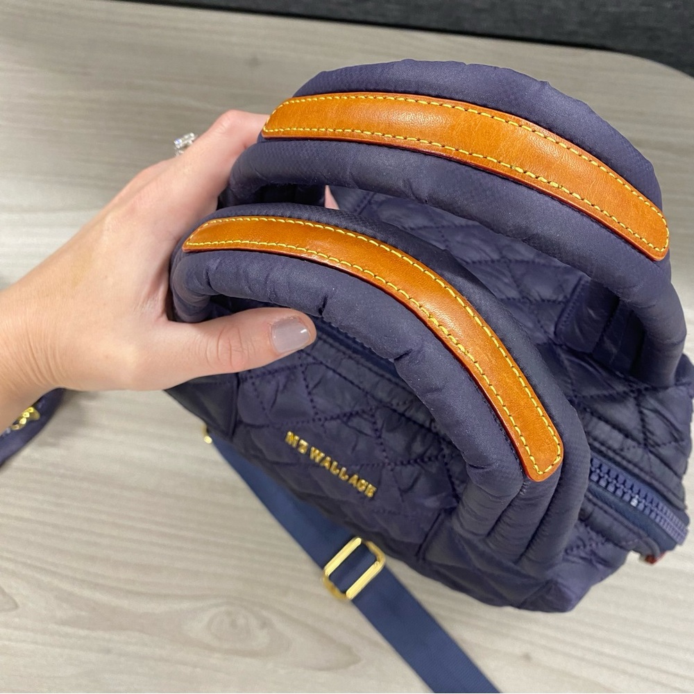 MZ Wallace Small Sutton Deluxe Bag in Boysenberry, Complete Set - Picture 5 of 15